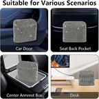 Car Trash Can with Lid, Bling Crystal Mini Vehicle Trash Bin Car Dustbin Garbage Organizer, Automotive Garbage Can Bin Trash Container for Auto Cars, Home, Office - Multicolor …