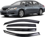 Window Visors Rain Guards Deflector 4 Piece Set for 2013-2018 Nissan Altima 94861