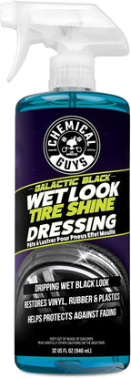 Galactic Black Wet Look Tire Shine Dressing, for a Whole New Level of Shine and Depth of Black, Safe for Cars, Trucks, Motorcycles, RVs & More, 32 fl oz
