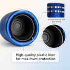 Tire Valve Stem Caps 8 Pack, Aluminum Tire Valve Caps with Plastic Liner, Corrosion Resistant Leak Proof Air Valve Caps, Universal Valve Stem Caps for Cars, Trucks, SUVs, Motorcycles and Bikes