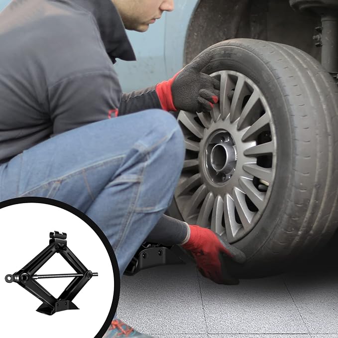 Car Jack Kit,Scissor Jack,Heavy Lifting Jack for Car 2 Ton (4409 lbs) Wide Range of Applications Scissor Jack,for Truck SUV