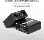 XLR Ground Loop Isolator Hum Eliminator for Home Stereo System/Speaker/Car Audio/Car Kit/Audio Player (Eliminate The Buzzing Noise) (XLR-Dual Channel Stereo)