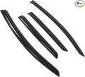 Outside Mount Window Vent Visors Rain Guards Compatible with Chevrolet Spark 2013-2015 | Side Window Wind Deflectors Rain Shields | Smoke Tinted, 4 Pcs Set, DGWV-686