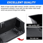 Center Console Organizer Tray for Land Rover Defender Accessories 90 110 130 2020-2025 2026, Durable ABS Middle Console Organizer Central Storage Box with Non-Slip Mat