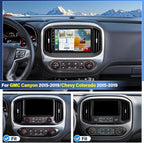 2+64G Car Radio for Chevy Colorado GMC Canyon 2015 2016 2017 | Car Stereo with Wireless Carplay Android Auto Bluetooth Touch Screen with WiFi FM GPS SWC Backup Camera