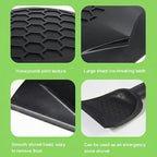 Snow Shovel & Ice Scrapers for Car Windshield, Snow Brush and Ice Scraper with Squeegee, Snow Removal Tool, Winter Car Accessories,Extendable Aluminum Handle, 180°Pivoting Brush Head, Green