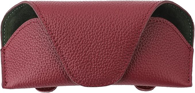 Magnetic Sunglass Holder for Car Visor, Leather Car Glasses Holder | Red Visor Accessories Eyeglasses Holder Glasses Storage Case