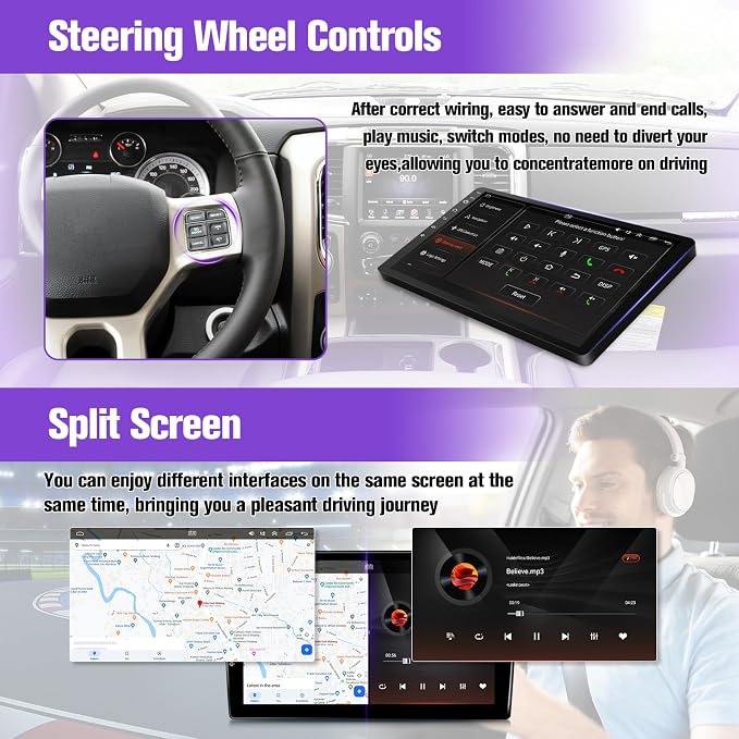 Car Radio for (Fit for J.B.L Version) Toyota Corolla 2009 2010 2011 2012 2013, 9inch Touch Screen for Corolla Head Unit with Wireless Carplay Android Auto Bluetooth GPS Backup Camera