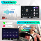 8 Core Car Radio 64G for Jeep Wrangler JK Compass Grand Cherokee Dodge Ram Upgrade Stereo Wireless CarPlay Android Auto,10.1 '' Touchscreen Head Unit Knob Design GPS WiFi AM/FM SWC