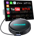 OTTOCAST P3 Pro AI Box – Wireless CarPlay & Android Auto Adapter, Android 13 with OttoDrive 3.0, HDMI Output, 8GB RAM + 128GB Storage, Cloud SIM, Supports YouTube, Netflix & TikTok Streaming