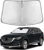 Windshield Sunshade Compatible for Mazda CX-9 2016-2024 2025 2026, Sun Visor for Front Windshield & Window Sun Shade Cover, UV Heat Blocker & Protector, Car Accessories