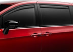 Custom Fit Side Window Deflectors for Chrysler Pacifica Hybrid, Pacifica, Voyager - (82840IM), Dark Tint