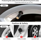 4Pack Baseball Tire Valve Caps Universal Tire Air Cap Valves Stem Covers | Aluminum Alloy Rust-Proof Valve Stem Caps,for Auto SUV Truck Motorcycle Bicycle,Baseball Gifts Decor for Women Men Drivers