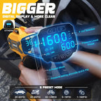 Tire Inflator Air Compressor Compatible with DeWalt 20V Battery Power, 160PSI Cordless Portable Electric Air Pump with Digital Pressure Gauge for Car Motorcycles Bike Ball Auto (Tool Only)