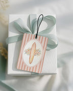 Pink Preppy Beach Car Air Freshener 4 Pcs Coconut Scented, Pink Bow Seashell Coastal Car Accessories Mirror Decor for Women, Girly Beachy Hanging Air Freshener for Cars Closet Drawer Books