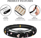 Wildflower Vintage Flower Car Steering Wheel Cover