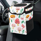 Car Trash Can – Multi-Purpose, Lightweight and Portable with Durable Water-Resistant Coating, No Installation Required, Practical and Ample Capacity, Variety of Colors.Mushroom
