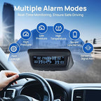 Tire Pressure Monitoring System, RV/Trailer TPMS with Solar Charging & Auto Calibration, M13 LCD Display tpms 4 sensors (0-99PSI)