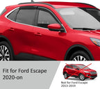 Voron Glass Tape-on Extra Durable Rain Guards for Ford Escape 2020-2026, Window Deflectors, Vent Window Visors, 4 Pieces - 100412