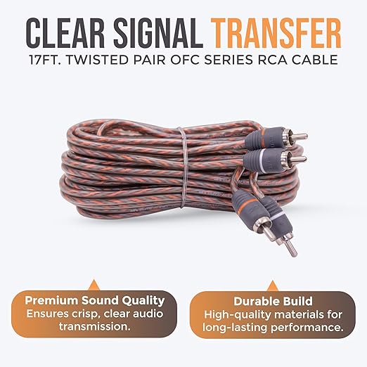 4 Gauge Amplifier Wiring Kit, 2000W CCA Amp Install Kit – EA-PRMK4