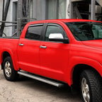 Voron Glass in-Channel Extra Durable Rain Guards for Trucks Toyota Tundra 2007-2021 CrewMax, Window Deflectors, Vent Window Visors, 4 Pieces - 220083