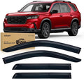 Window Visors for Honda Pilot 2023 2024 2025 2026, Out-Channel Window Wind Deflectors Rain Guards -4PCS