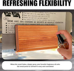 Wood Car Air Freshener,Magnetic Wood Car Fresheners Long Lasting for Absorbing Unpleasant Smells,Reusable Wooden Cars Freshener Cars Interior Accessories for Truck & SUVs (Teak)