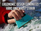 The Better Ice Scraper for Car Windshield | Fast, Efficient, Ergonomic | Magically Remove Ice and Frost from Auto Window | Patented Shape Shifting Technology | Durable Brass Edge | Compact | Pack of 2