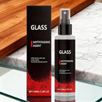 Car Glass Anti Fog Spray - Instant Automotive Defogger for Clear Visibility, Portable Glass Cleaner with Fast Fog Removal, Protective Coating for Driving, Shower Doors, Rainy Conditions