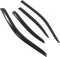 WD2-694 Dark Smoke 4 Pcs Set Window Visor (Outside Mount) Deflector Rain Guard Compatible with 1999-2002 Infiniti G20