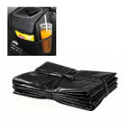 Disposable Car Trash Can Bags, Liner Refills (1-Pack, 100 Bags Total) - for HOTOR Car Garbage Can(Trash Can Not Included) Black