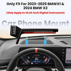 Car Phone Holder For BMW X1 Accessories 2023-2025 / BMW X2 2024 - For MagSafe Magnetic Cell Phone Mount for BMW x1 x2 Accessories 10.25 inch Screen - Touchscreen Cradles Strong Magnets for iPhone
