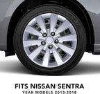 Hubcaps 16 inch – Fits Nissan Sentra (Set of 4), Wheel Covers for 2013-2018 Models