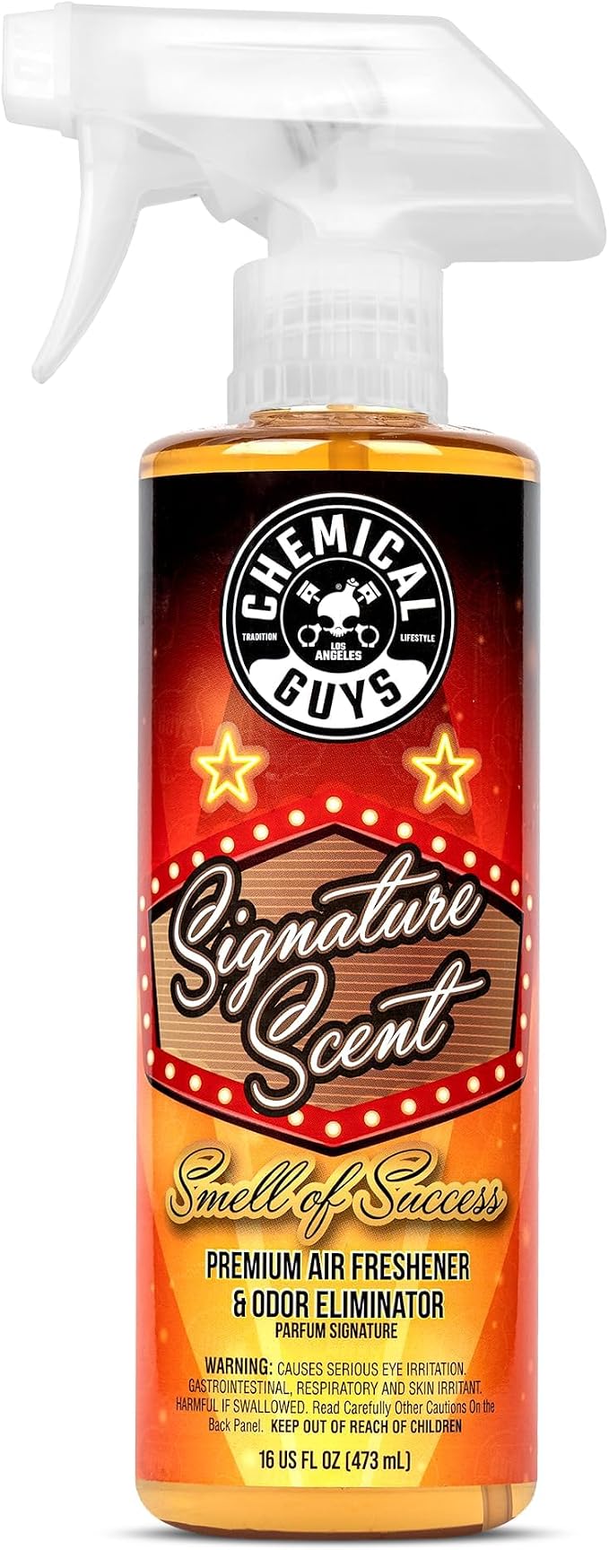AIR_069_16 Signature Scent Premium Air Freshener and Odor Eliminator, Smell of Success (Great for Cars, Trucks, SUVs, RVs, Home, Office & More) 16 fl oz