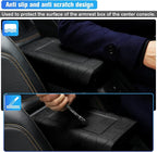 Center Console Armrest Cover Applicable to Ford Bronco 2021 2022 2023 2/4 Doors, Waterproof Car Interior Accessories Arm Rest Pad Cover Protector, Black