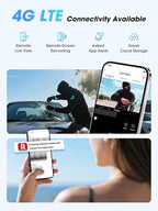 4K Dual Dash Cam Front and Rear, Dual STARVIS 2 IMX678 IMX662 Dashcam, Free 128G Card Included,Car Camera with 32G eMMC, 3K/60FPS, 5G WiFi GPS, 3" IPS, Night Vision, 24H Parking Mode, Z60 Pro