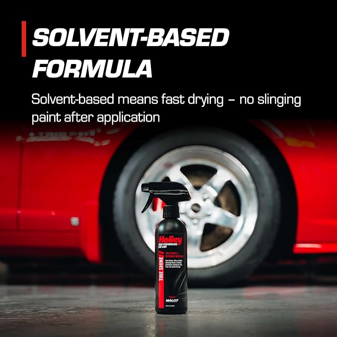 Tire Shine - Tire Shine & Exterior Dressing - High-Performance Car Care, Spray On for Shine that Protects - Fast Drying Formula for Tires, Trim, and Undercarriage - 16 oz. (2 Pack)