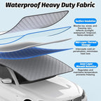 Windshield Cover for Ice and Snow, Windshield Snow Cover, Car Windshield Cover, 600D Waterproof Heavy Duty Universal for Most Cars SUVs Vans Truck (90 x 98 Inch)