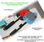 Windshield Cleaner Tool Car Window Cleaning Wand Glass Microfiber Brush Bigger Pad Thicker Softy Cloth, with Towel Spray Bottle Cloth Bag Kit TTL 6Pcs