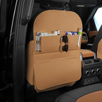 Seat Back Protector,Preventing the Impact of Children Stepping on the Seat Backrest,Beautiful appearance and easy to clean,black (Brown-2 psc)