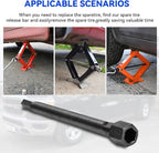 Spare Tire Release Lever, Spare Tire Release Bar Compatible with Dodge Ram Promaster 1500 2500 3500 Van Jack, Dodge Spare Tire Release Tool, Black, 1Pcs