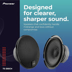 Z-Series TS-Z65CH 6.5” 2-Way Speakers (Pair) – 330W Max, Crisp Highs + Clear Vocals, Audiophile upgrade, add an amplifier for optimal performance