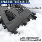 31.5" Detachable Snow Brush and Ice Scraper for Car Windshield, 2-in-1 Winter Snow Removal Tool with Extendable, 360° Rotating Soft Bristle Brush Head and Foam Grip for Most Vehicles (Yellow)