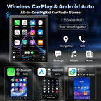 8Core + 32G ROM Android 13 Car Radio for Chevrolet Chevy Cruze 2009-2015: HD IPS Tesla-Style Touchscreen Stereo Upgrade Wireless Carplay Android Auto 5G WiFi Bluetooth 5.4 GPS 32EQ FM SWC