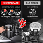 Cup Holder Expander for car 2 in 1 Multifunctional Car Cup Holder Extender Adapter with Adjustable Base Compatible with Hydro Flask, Yeti, Nalgene, 32/40 oz Large Bottles Drinks Mugs