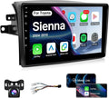 8 Core Radio for Toyota Sienna 2004-2010 Stereo Wireless Carplay Android Auto, 9” Touch Screen for Sienna Android Head Unit BT/Voice Control/GPS/WiFi/Camera/SWC/FM