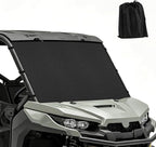 800D UTV Windshield Snow Cover Compatible with Can-Am Defender 2016-2025 and Polaris Ranger XP 1000 2017-2025 (Not RZR), Waterproof Transport Windshield Protector UTV Frost Sunshade Cover