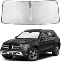 Windshield Sunshade Compatible for Mercedes Benz GLC300 2016-2020 2021 2022, Sun Visor for Front Windshield & Window Sun Shade Cover, UV Heat Blocker & Protector, Car Accessories