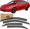 Window Visors for Toyota Camry 2007 2008 2009 2010 2011, Tape-On Rain Guards Outside Mount Vent Visors Window Deflectors Smoke Tint, 4PCS