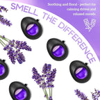 Car Air Freshener Vent Clip 3 Count (Pack of 2), Lavender Scent | Long-Lasting Car Odor Eliminator, Easy Clip-On, Up to 180 Days Freshness for Cars, Trucks, and SUVs, 4 mL Each